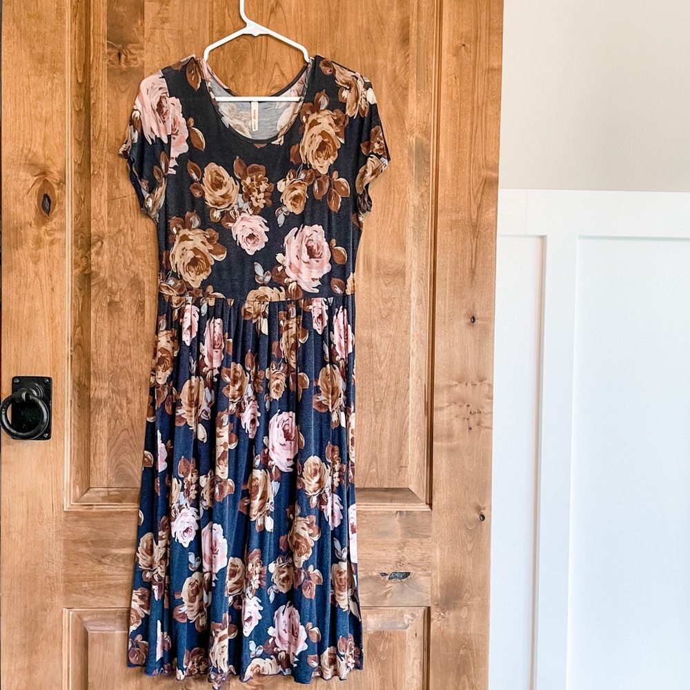 Orange Creek floral dress